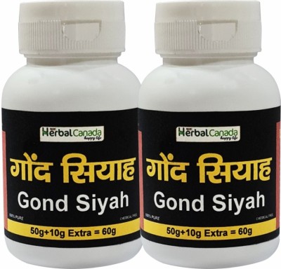 Herbal Canada Gond Siyah (60g) + Gond Siyah (60g) | Boost Immunity | Healthy Combo Pack(Pack of 2)