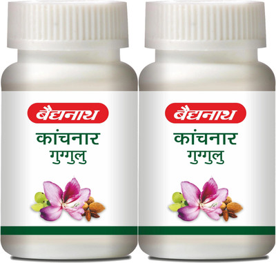 Baidyanath Kanchnar Guggulu – an Ayurvedic Formulation | Helpful in Hormonal imbalance, Joint Pains and Eliminate Toxins | Pack of 2(Pack of 2, 80 Tablets)