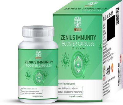 Zenius Immunity Booster Capsules Powerful Immunity: Stamina, Energy, and Strong Bones