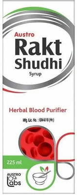 Austro Labs Rakt Shudhi Syrup For Blood Purifier(225 ml)