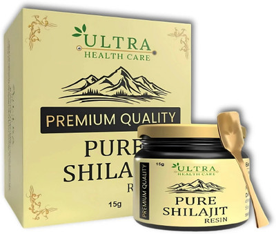 Ultra Healthcare Shilajit Resin|Rich in Fulvic Acid|For Strength, Power & Stamina(15 g)
