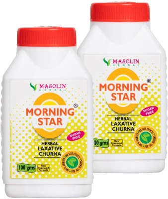 masolin MORNING STAR CHURAN HERBAL LAXATIVE FOR CONSTIPATION RELIEF 100GM(PACK OF 2)(Pack of 2)