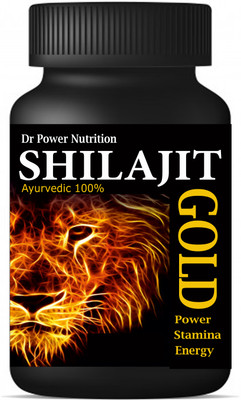 Dr Power Nutrition SHILAJIT GOLD Ashwagandha Capsule 60(60 Capsules)