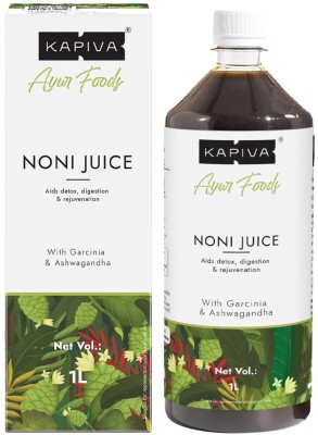 Kapiva Noni Juice 1L | Includes Garcinia and Ashwagandha for Nutrient Absorption