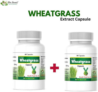 Dr.Soni Wheatgrass(Pack of 60, 120 Capsules)