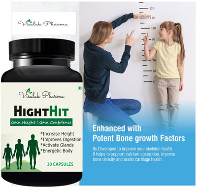 visalak pharma Hight Hit-Height Increaser Capsules(30 Capsules)