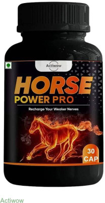 ACTIWOW Horse Power Pro Capsule Recharges energy & builds confidence CR53FD(30 Capsules)