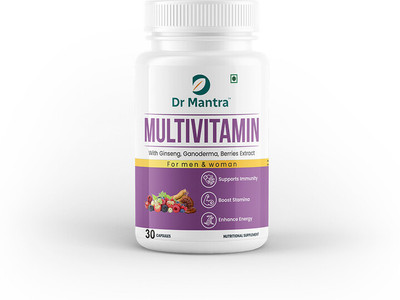 DrMantra Ayurvedic Multivitamin 30 Capsules for Men & Women Ayurvedic Supplement(30 Capsules)