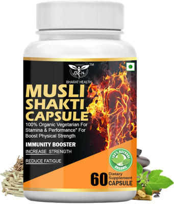 BHARAT HEALTH MUSLI SHAKTI CAPSULE (60 VEG CAPSULE)(60 Capsules)