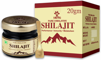 Trivang Himalayan Shilajit Resin|Rich in Fulvic Acid|For Immunity, Strength and Power|(20 g)