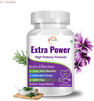 Dr.TrueSkin Extra Power Capsules To Boost Energy and Male Vitality A01(30 Capsules)