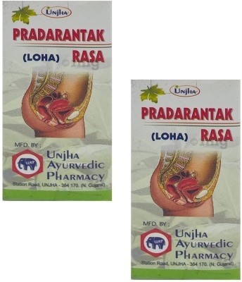 Unjha Pradarantak (Loha) Rasa Tablet (2 Packs, 40 Each)(Pack of 2)