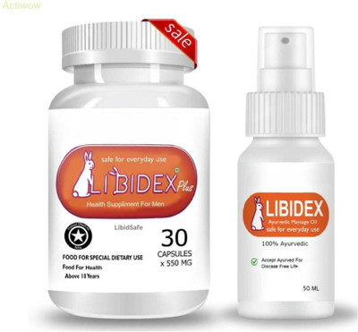 libidex Capsule & Oil Boost Your Wellness Today X11(30 Capsules)