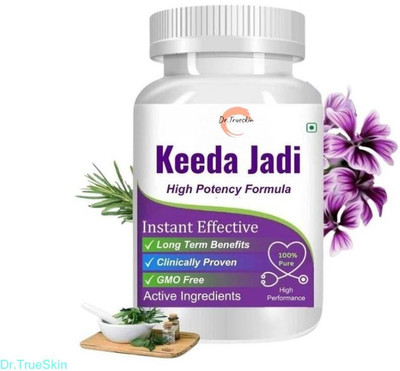 Dr.TrueSkin Keeda Jadi Capsule Natural Ayurvedic Power Performance(30 Capsules)