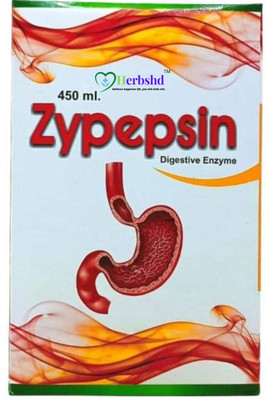 HERBSHD ZYPEPSIN Digestive Enzyme Syrup | indigestion | constipation | Gas & acidity(450 ml)
