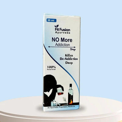 FIT FUSION AYURVEDA Nasha Mukti Drops Non Habit Ayurvedic De-Addiction Drop For Quit Alcohol & Drug(30 ml)