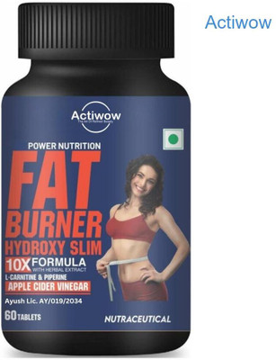 ACTIWOW Fat Burner Tablets for Weight Loss with Acai & Green TeaY01(60 Tablets)