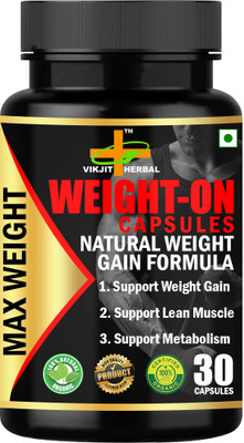 VIKJIT HERBALS WEIGHT ON CAPSULES(30 Capsules)