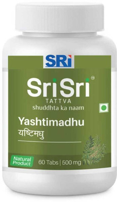SRI SRII TATTVA Yastimadhu - Ulcers, 60 Tabs | 500mg(Pack of 4, 60 Tablets)