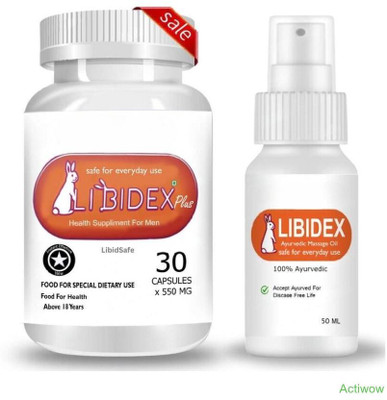 libidex Capsule & Oil For Natural Power Fire X11(30 Capsules)