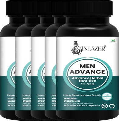 inlazer Men Advance Health Wellness Capsule For Men - Helps In Revitalize Your Vitality(Pack of 5)