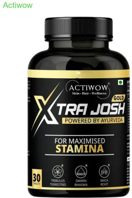 ACTIWOW Xtra Josh Gold Capsules - Natural Performance Power(30 Capsules)