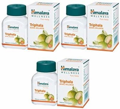 HIMALAYA Triphala Bowel Wellness Relieves Constipation (180 Tablets)(Pack of 3)