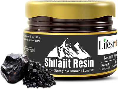 Lifesrota Shilajit resin - Pure Silajit for Strength, Stamina & Power Performance(20 g)
