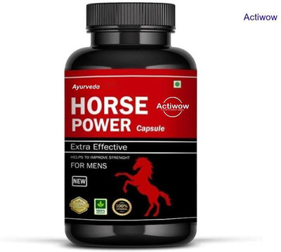 ACTIWOW Horse Power Capsule Power & vitality support for men GT61D(30 Capsules)