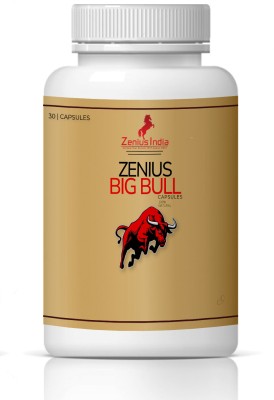 Zenius India Big Bull Capsule Herbal Formulation Vigour And Immunity for Men's