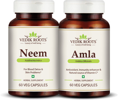 Vedikroots N(Pack of 2, 120 Capsules)