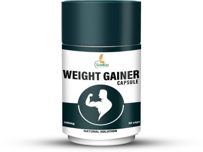 grinbizz Weight Gainer Capsule Ayurvedic Capsules For Increase Body Weigh , Mass , Muscle