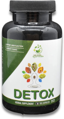 wecureayurveda Detox Improve respiratory health Presents against hazards pollution 60 Capsules(60 ml)