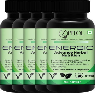 ZPITOL Energic Health Power Medicine For Men _ Stay Active All Day Ensuring Powerful(Pack of 5)