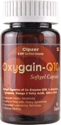 CIPZER Oxy-Gain Q-10 | helpful for the prevention of heart failure (60Capsules)(60 Capsules)
