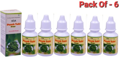 KEVA Panch Tulsi Drop| Natural Tulsi Immunity Booster Drops|Natural Tulsi (Pack of 6)(Pack of 6)