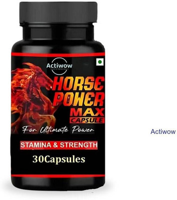 Horse Power Max Capsules From Root to Rise with Ayurveda X09(30 Capsules)
