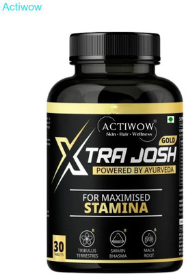 ACTIWOW Xtra Josh Gold Capsules for Endurance Boost(30 Capsules)