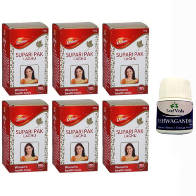 Dabur Supari Pak Laghu For gynaecological problems Each 125 GM(Pack of 7, 750 g)