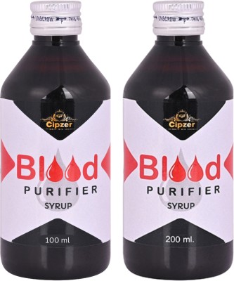 CIPZER Blood Purifier Syrup 100ML & 200ML Purifier, Skin Health, Liver Care & Immunity(Pack of 2)