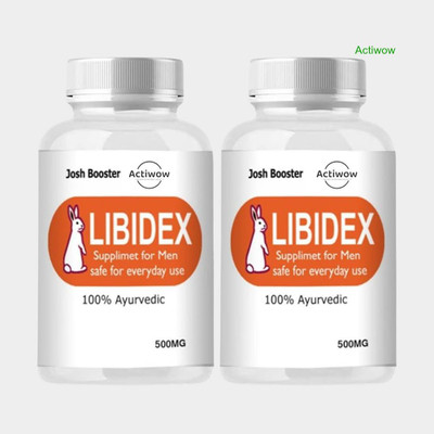 ACTIWOW Libidex Capsules - 30-Day Vitality & Stamina Formula FR144RC(Pack of 2, 60 Capsules)