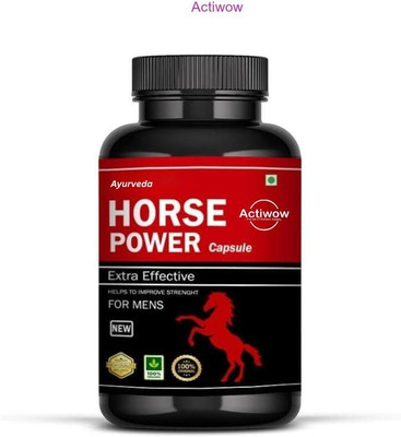 ACTIWOW Horse Power Capsule Natural supplement for energy LOPM59(30 Capsules)
