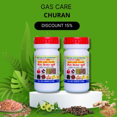 Dr. Madan Herbal Pharma gas care churan for gas pains in stomach PACK OF 2(Pack of 2)