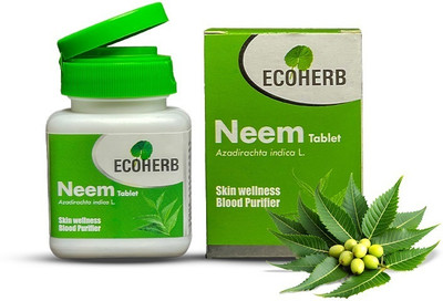 eco herb NEEM TABLET(Pack of 60, 60 Tablets)