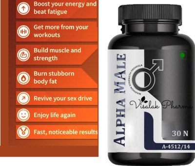 visalak pharma Alpha Male Capsules For Maximum Strength