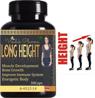 visalak pharma Long Height-Height Maximizer capules Promotes Body Improvement(30 Capsules)
