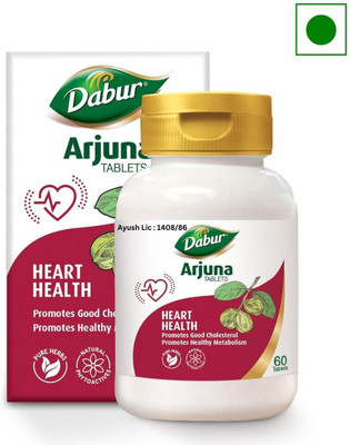 Dabur Arjuna Tablets (60 tab) For Manage Cholesterol Level(60 Tablets)