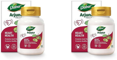 Dabur Arjuna 60 Tablets(Pack of 2, 120 Tablets)