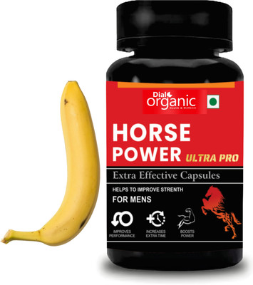 dial organic Horse Power Stamina booster for men power | Xtra josh & energy booster(30 Capsules)