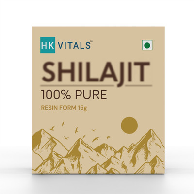 HEALTHKART Pure Himalayan Shilajit Resin, For Immunity & Stamina, 15 g(15 g)